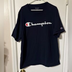 Champion Navy Blue T-Shirt Size xl
